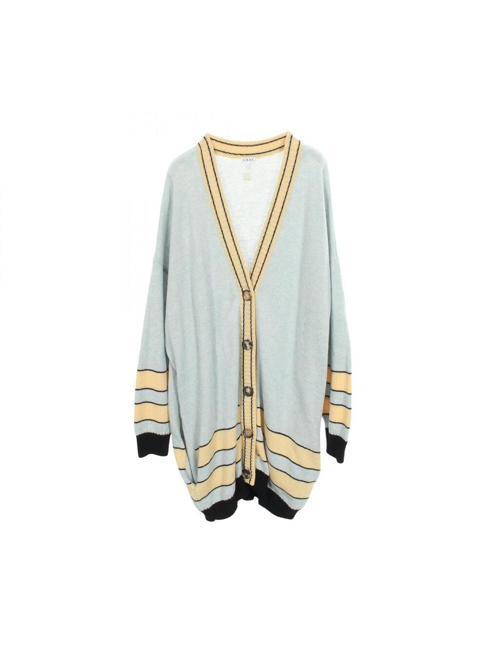 Loewe Anagram Embroidered Long Cardigan #374318L60B